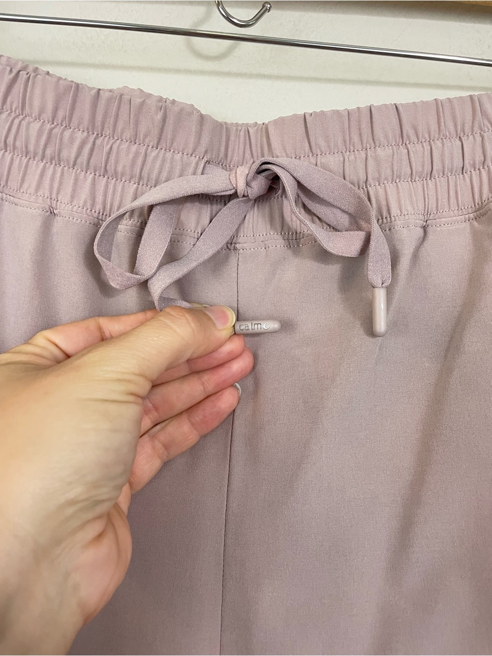 Johnny Was Calme Pink Mauve Elements Drawstring Pull On track Pants Size XL - Picture 3 of 5